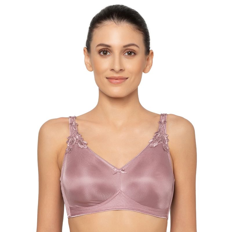 Triumph Minimizer 21 Wireless Non Padded Comfortable High Support Big-Cup Bra - Pink (38D)