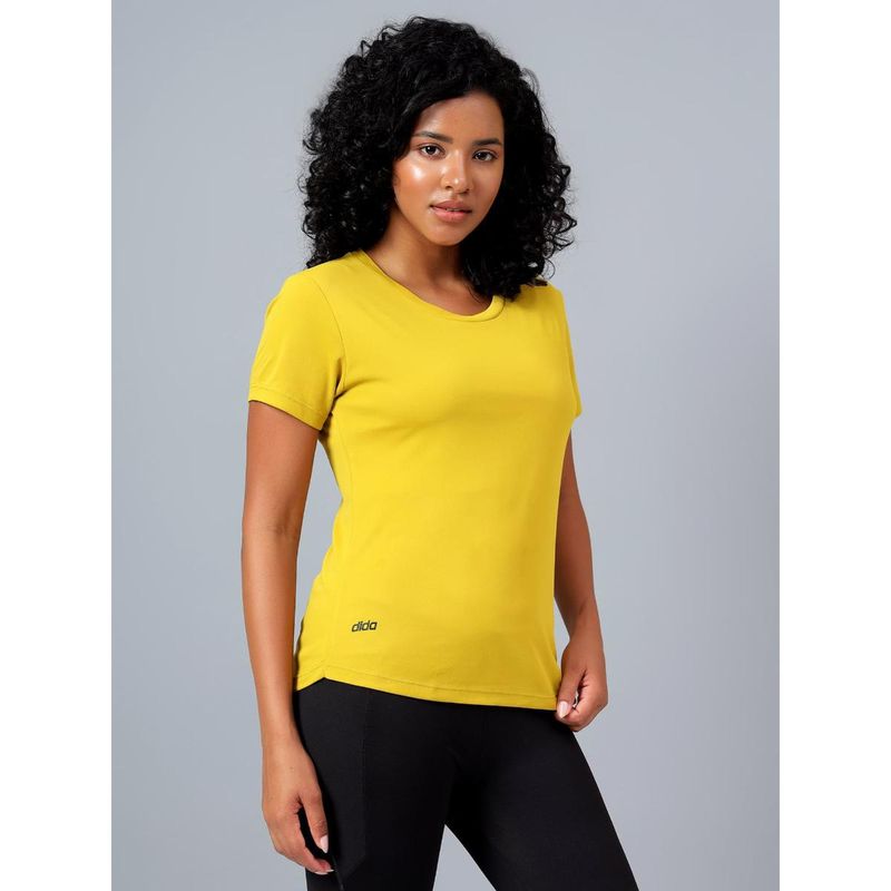 Dida Yellow Stretchable T-Shirt (S)