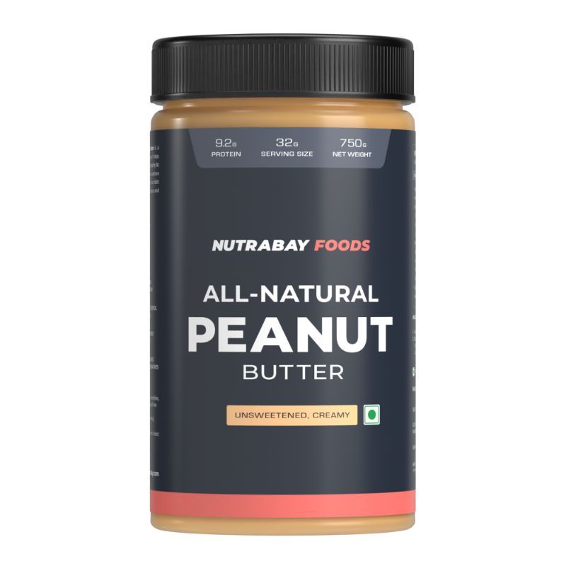 Nutrabay Foods Natural Peanut Butter Unsweetened - Creamy