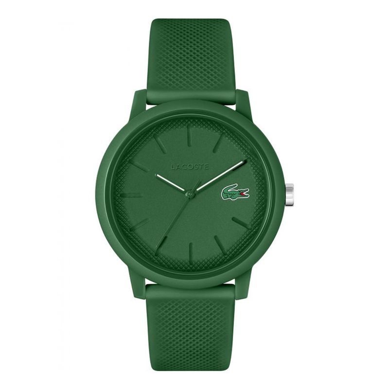 Buyr.com | Wrist Watches | Lacoste Men's 2010763 Lacoste.12.12 Green Resin  Watch with Silicone Band