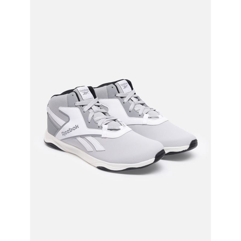 Reebok Men Urbane Mid-Top Sneakers Grey & White (UK 6)