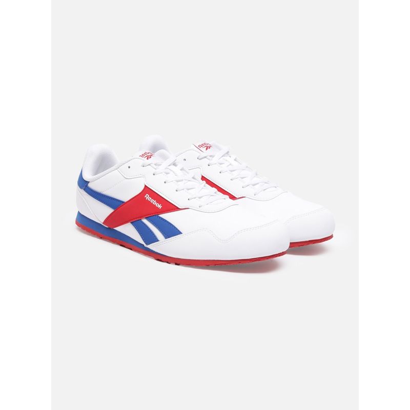 Reebok Unisex Super Force Sneakers White & Red (UK 7)