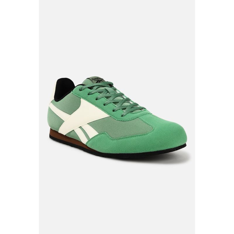 Reebok Unisex Street Legacy Sneakers Green & White (UK 3)