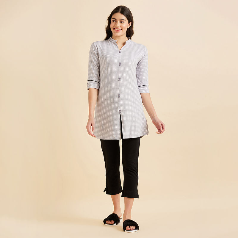 Women Polyester Kurta Pyjama Set