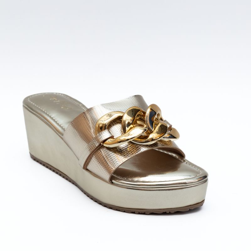 Dapper Feet Chain In Platform Gold (EURO 36)