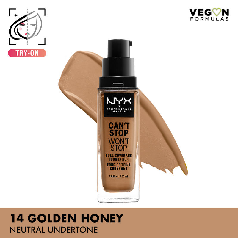 NYX Professional Makeup Can't Stop Won't Stop Full Coverage Foundation - Golden Honey