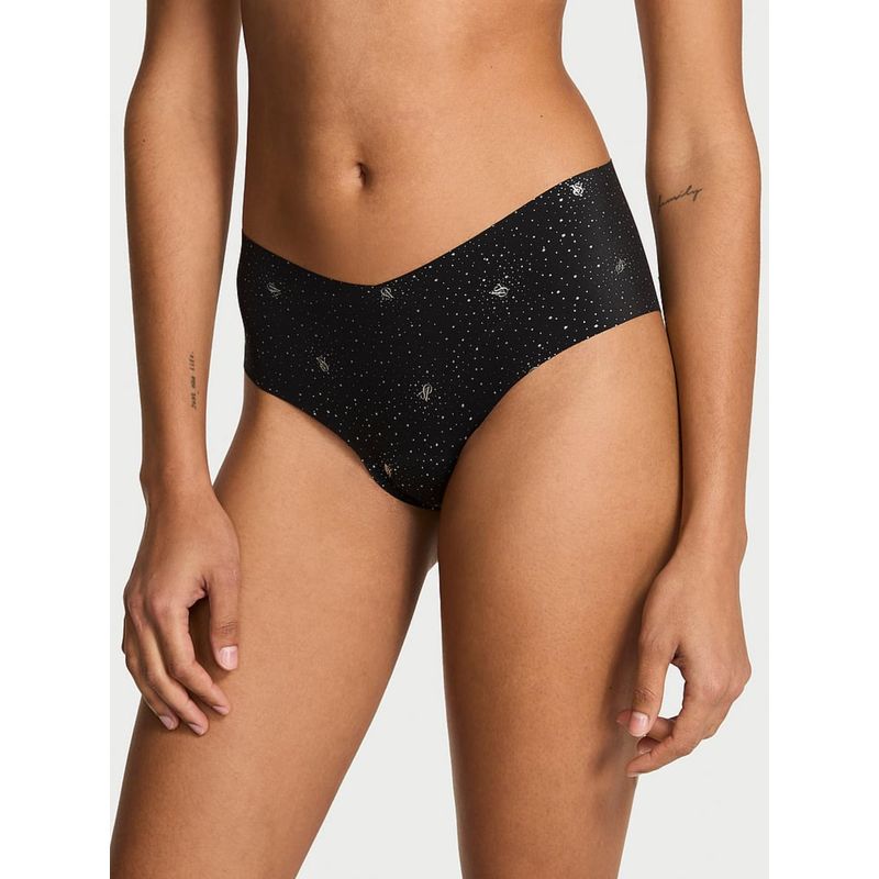 Victoria's Secret Black No Show Cheeky Brief Panty (S)
