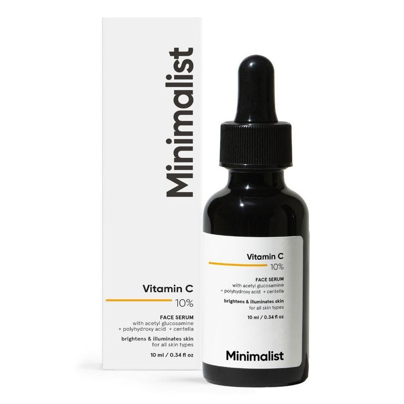 Minimalist 10% Vitamin C Serum For Face For Glowing Skin For Beginners