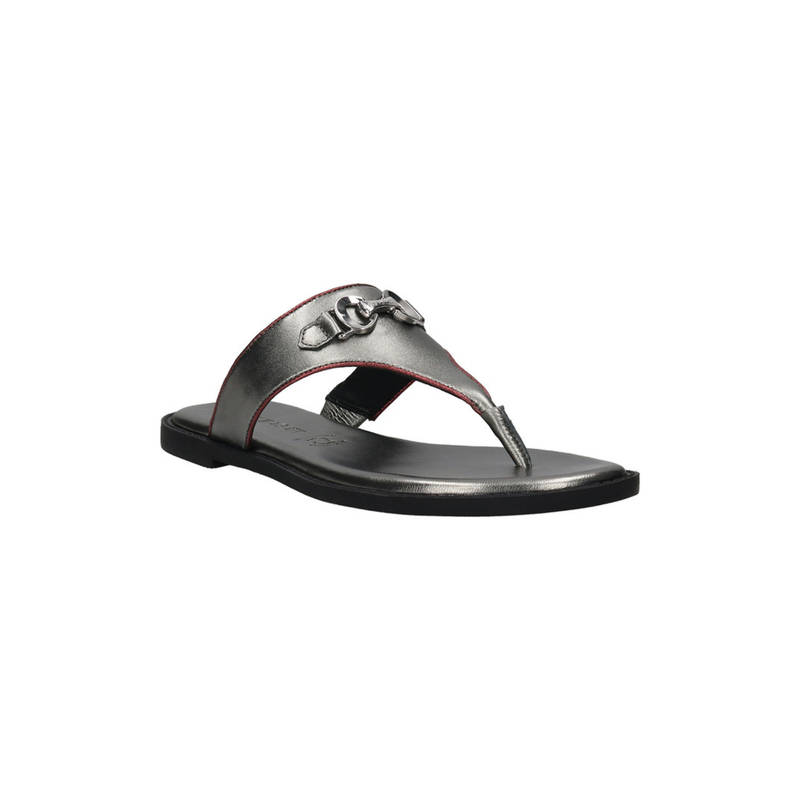 BAGATT Women Goldy Metallics Silver Flats (EURO 36)