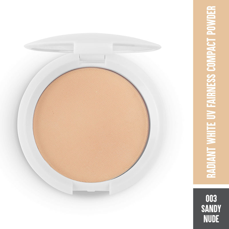 Colorbar Radiant White UV Fairness Compact Powder With SPF 18 - 003 Sandy Nude