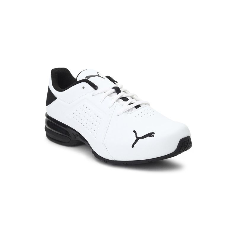 Puma Viz Runner Men White Running Shoes (UK 6)
