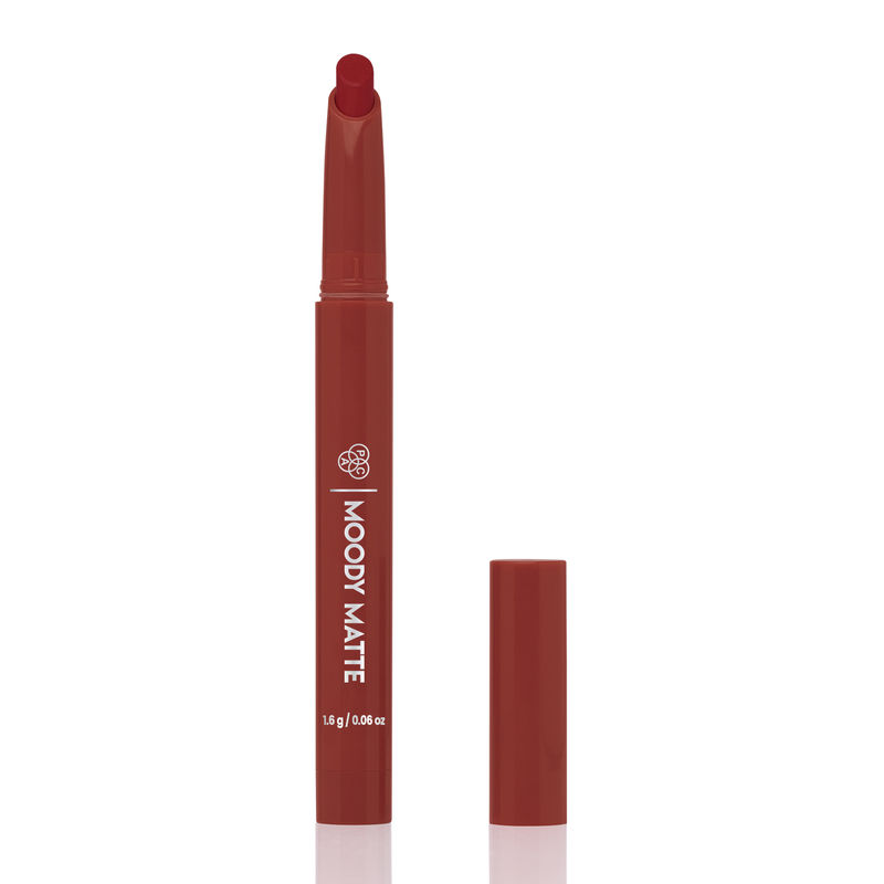 PAC Moody Matte Lipstick Date Night - Comfortable 12H Wear, Smudgeproof & Transferproof Formula