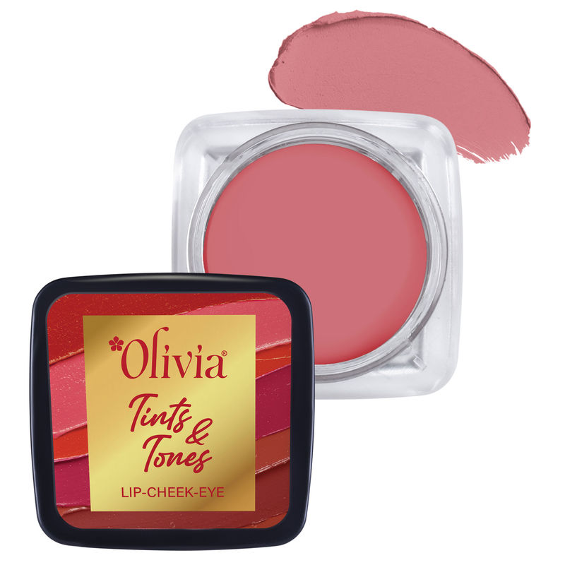 Olivia Tints & Tones Lip, Cheek & Eye – Pinkish Whisper for Soft, Rosy Radiance and Natural Flush