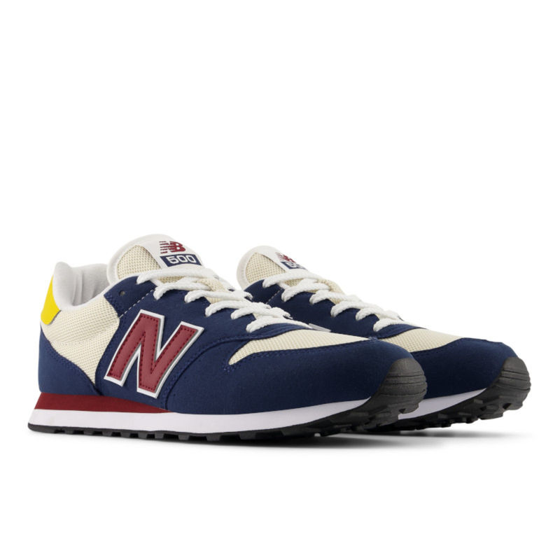 New Balance Unisex GM500ITB Navy Blue & Cream Sneakers (UK 9)
