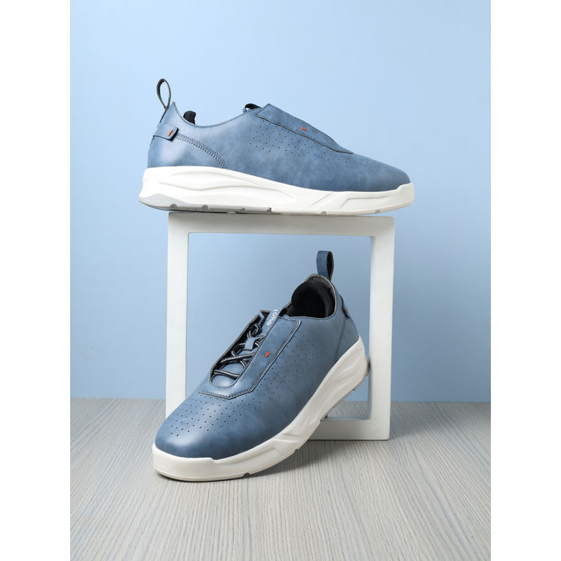 Yoho Men Blue Sos 101 Low Top Sneakers (UK 8)