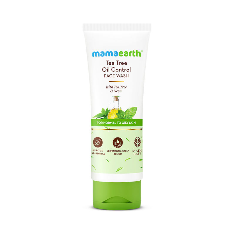 Mamaearth Face Wash With Tea Tree Oil And Neem Extract For Acne &Pimples