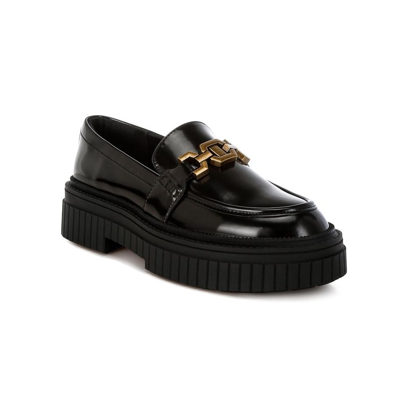 London Rag Women Black Loafers (EURO 37)