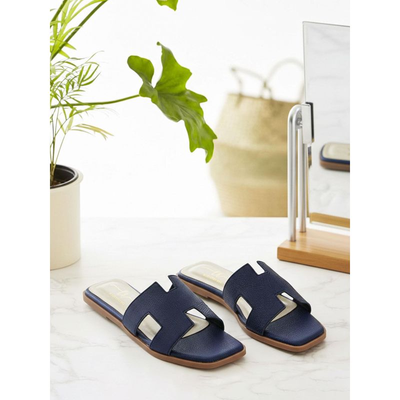 London Rag Women Navy Blue Flats (EURO 38)