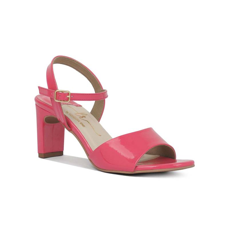 London Rag Women Pink Block Heels (EURO 36)