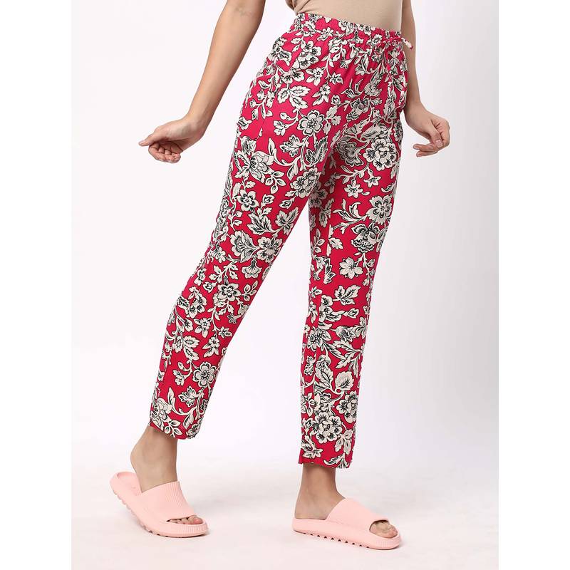 R&B Floral Regular Women Pyjama (10)