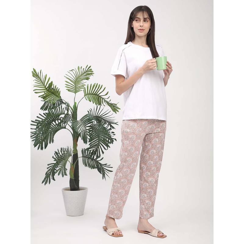 R&B Floral Straight Women Pyjama (10)