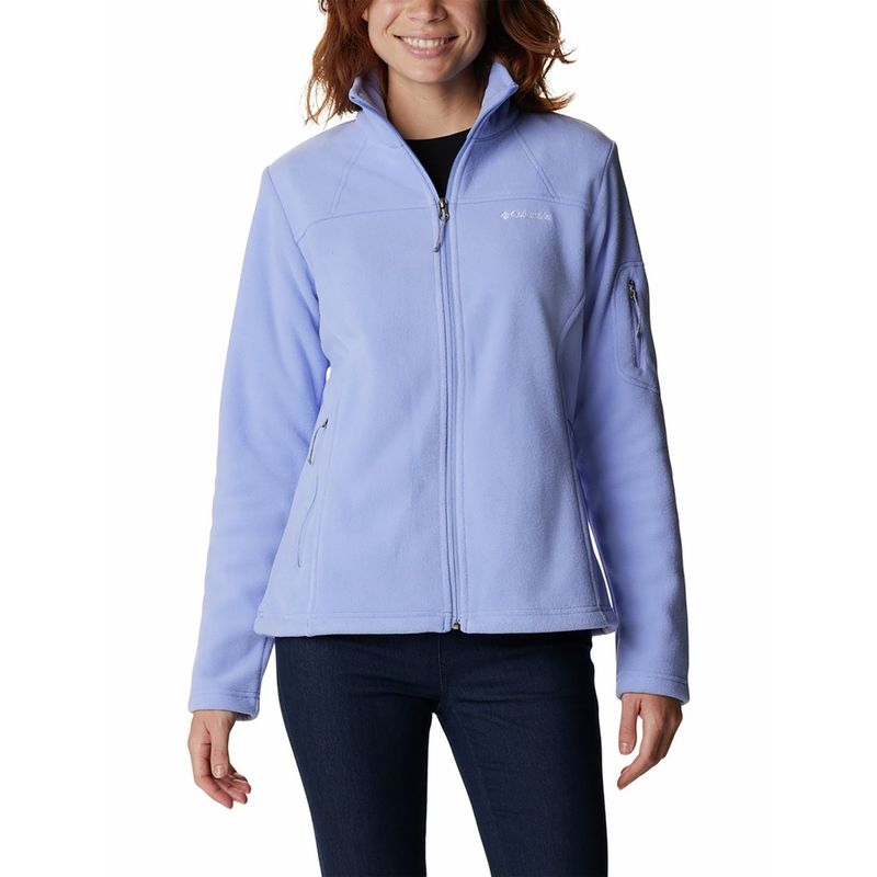 Columbia Womens Purple Fast Trek II Fleece Jacket (XS)
