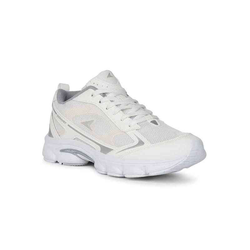 Power Women White Walking Shoes (UK 3)