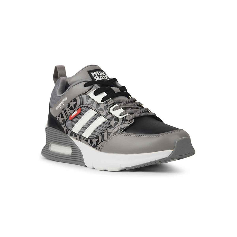 North Star Men Grey Casual Sneakers (UK 6)