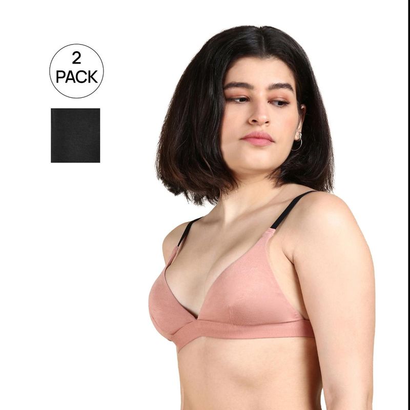 Tailor and Circus Adjustable Triangle Bra (Pack Of 2) (S)