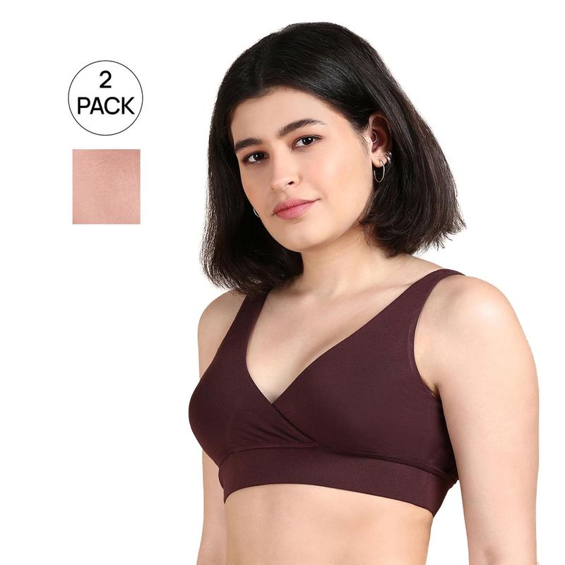 Tailor and Circus Padded Plunge Bra(Pack Of 2) (XL)