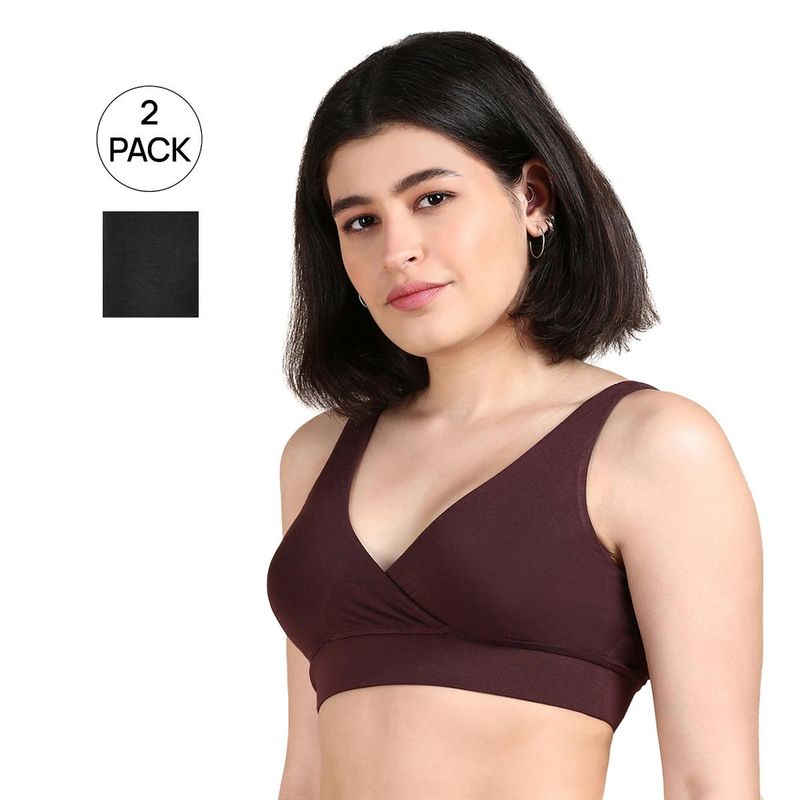 Tailor and Circus Padded Plunge Bra(Pack Of 2) (XL)