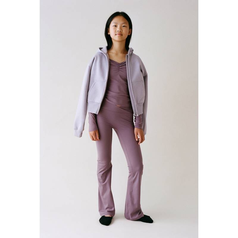 H&M Girls Purple Flared Sports Leggings With Soft move (6-7 Years)