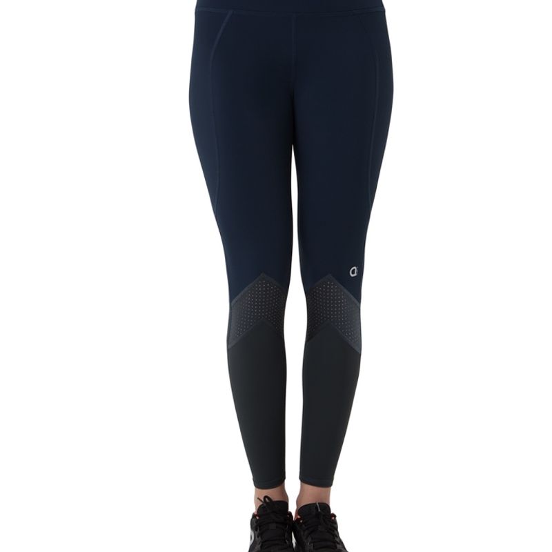 Amante Smooth Fitness Full Length Pant - Blue (S)