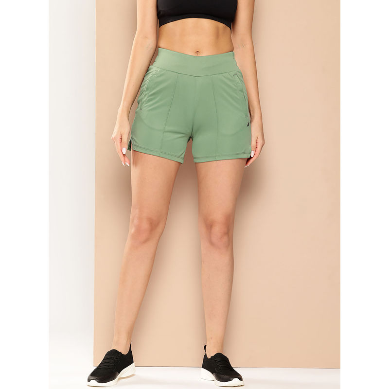 Alcis Women Slim Fit Training or Gym Sports Shorts (M)