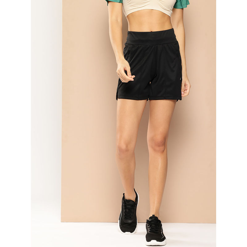 Alcis Women Slim Fit DryTech Training or Gym Sports Shorts (S)