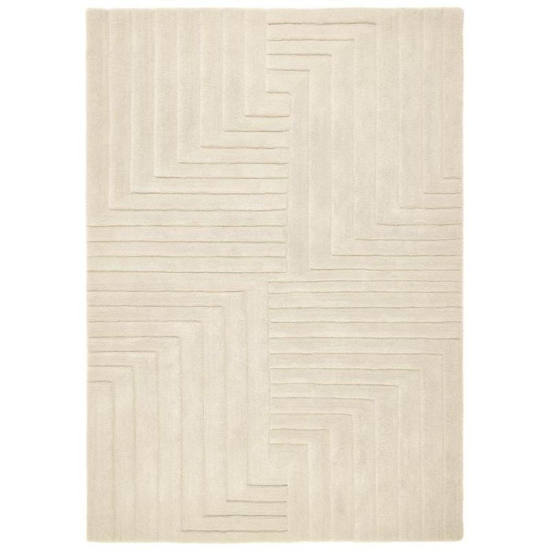 Rugberry Liner Rug - Cream White Multi-Color (5x8 feet)