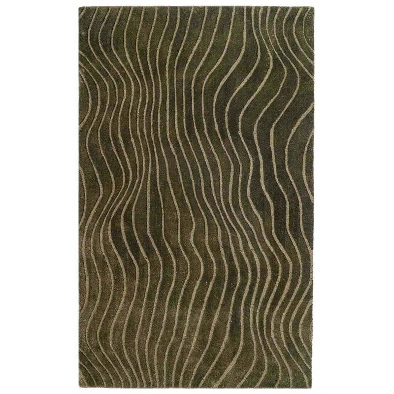Rugberry Moss Wool Rug Multi-Color (5x8 feet)