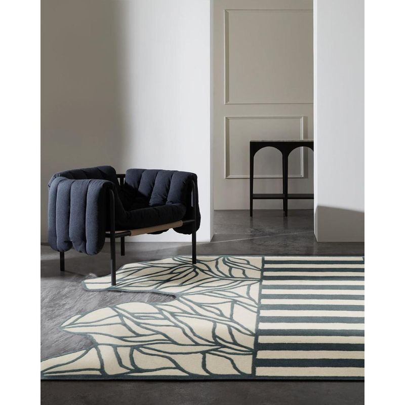 Rugberry Parity Wool & Silk Rug Multi-Color (5x8 feet)