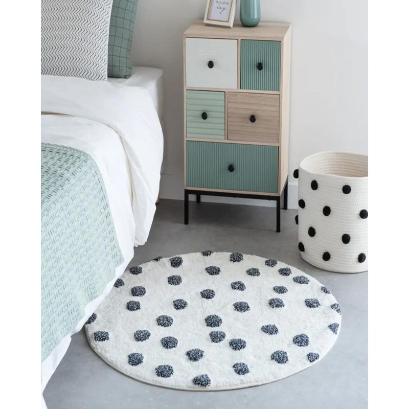 Rugberry Polka dot Rug Multi-Color (200x200 cm)