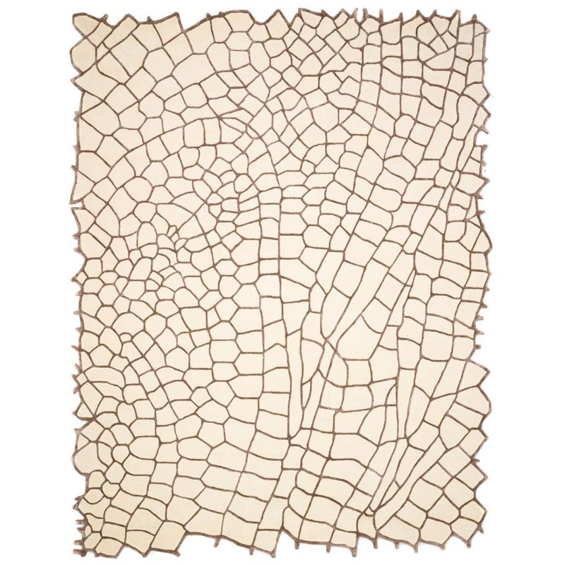 Rugberry Terraform Wool & Silk Rug Multi-Color (5x8 feet)