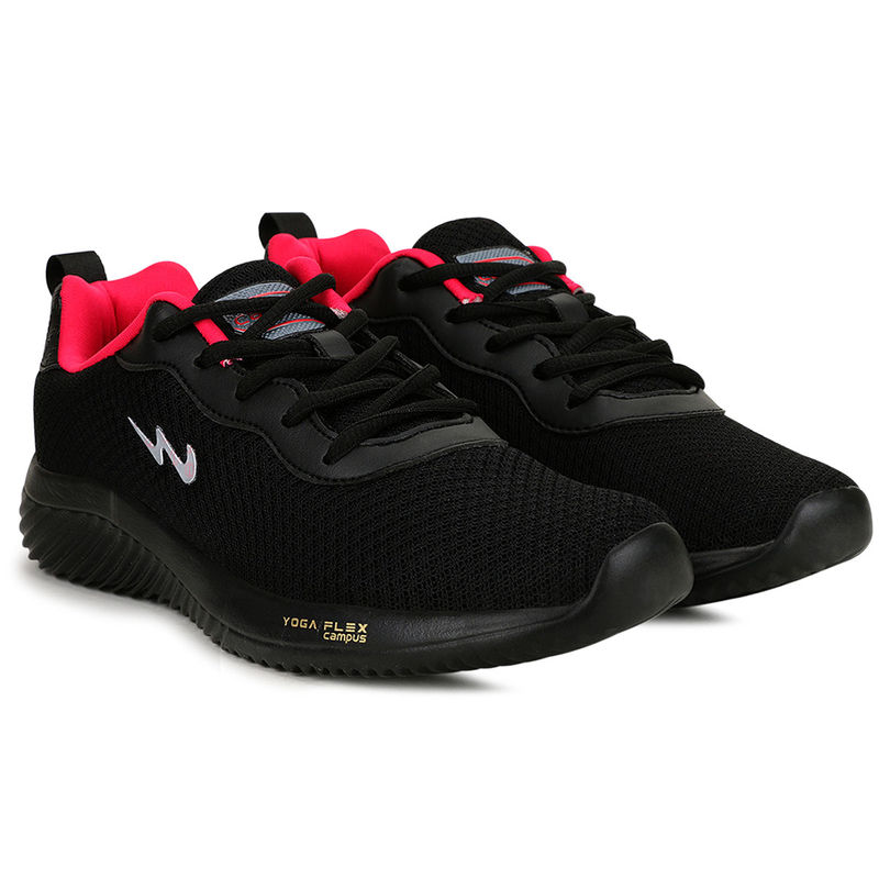 Campus LISA (N) Black Women Running Shoes (UK 6)