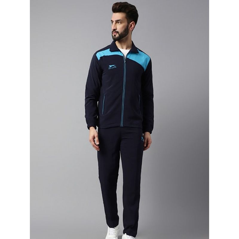 Shiv Naresh Men Colourblock Running Jacket & Trackpant (Set of 2) (44)