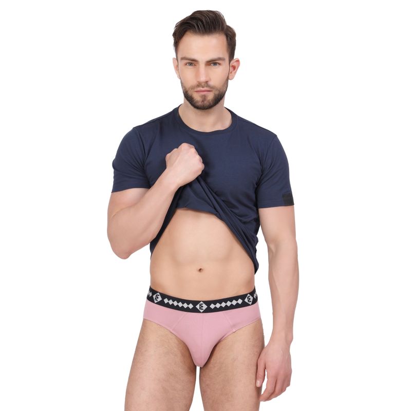 Elmiro Men's Underwear, Intimo-Tech Antimicrobial Micro Modal Bold Brief (M)