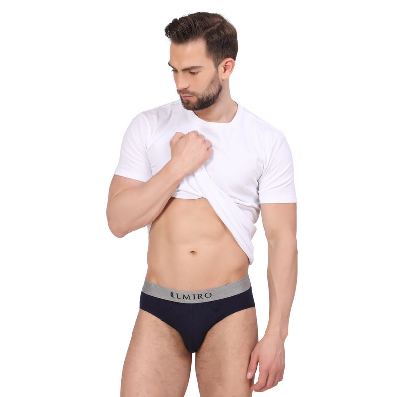 Elmiro Men's Underwear, Intimo-Tech Antimicrobial Micro Modal Legendary Brief (M)