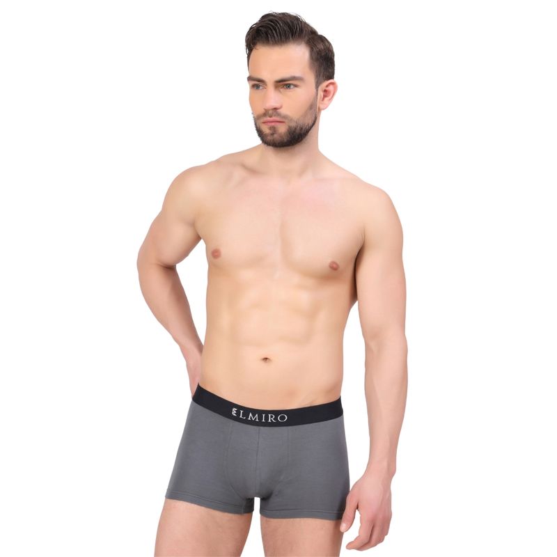 Elmiro Men's Underwear, Intimo-Tech Antimicrobial Micro Modal Legendary Trunk (M)