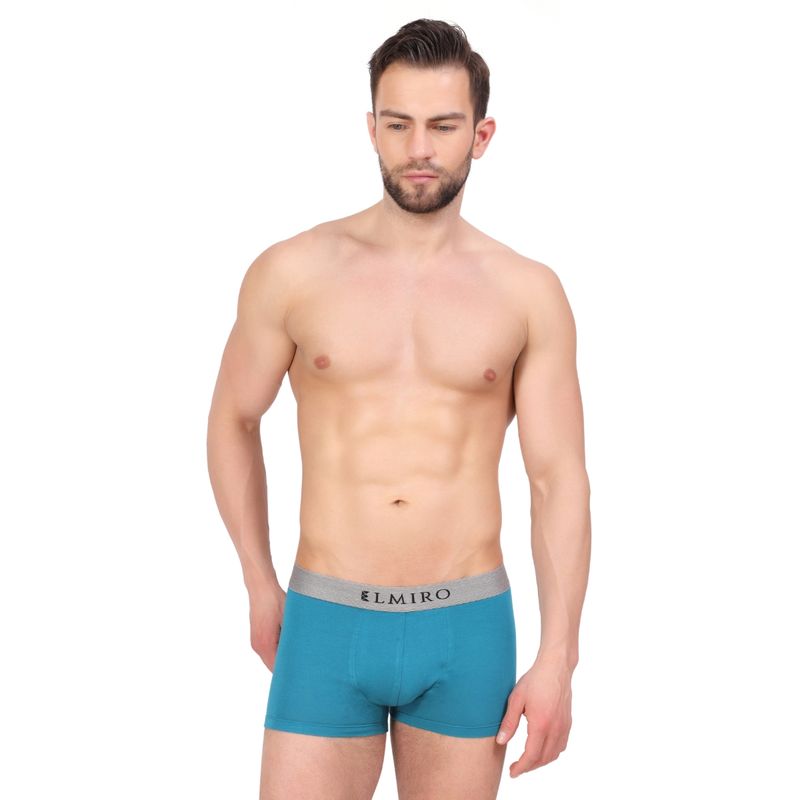 Elmiro Men's Underwear, Intimo-Tech Antimicrobial Micro Modal Legendary Trunk (L)