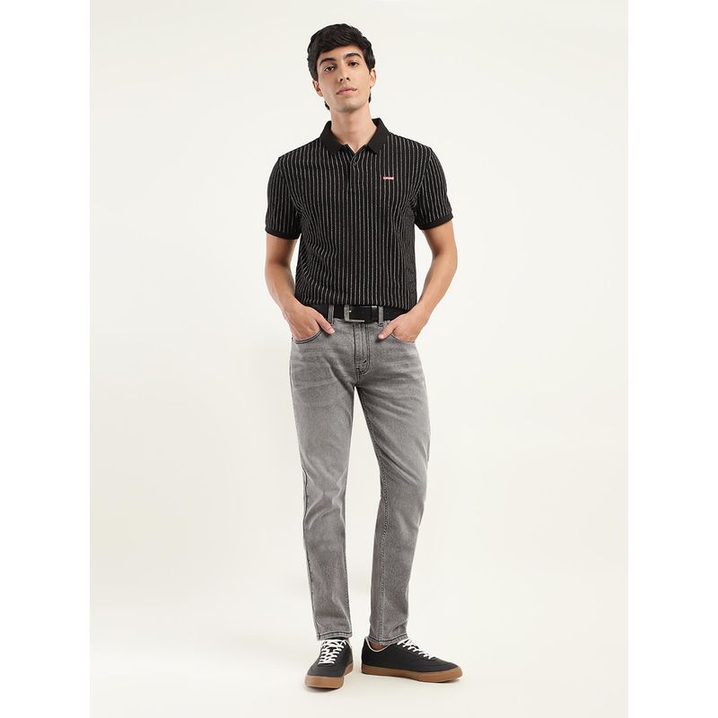 Levi's Mens 512 Grey Slim Tapered Fit Jeans (36)