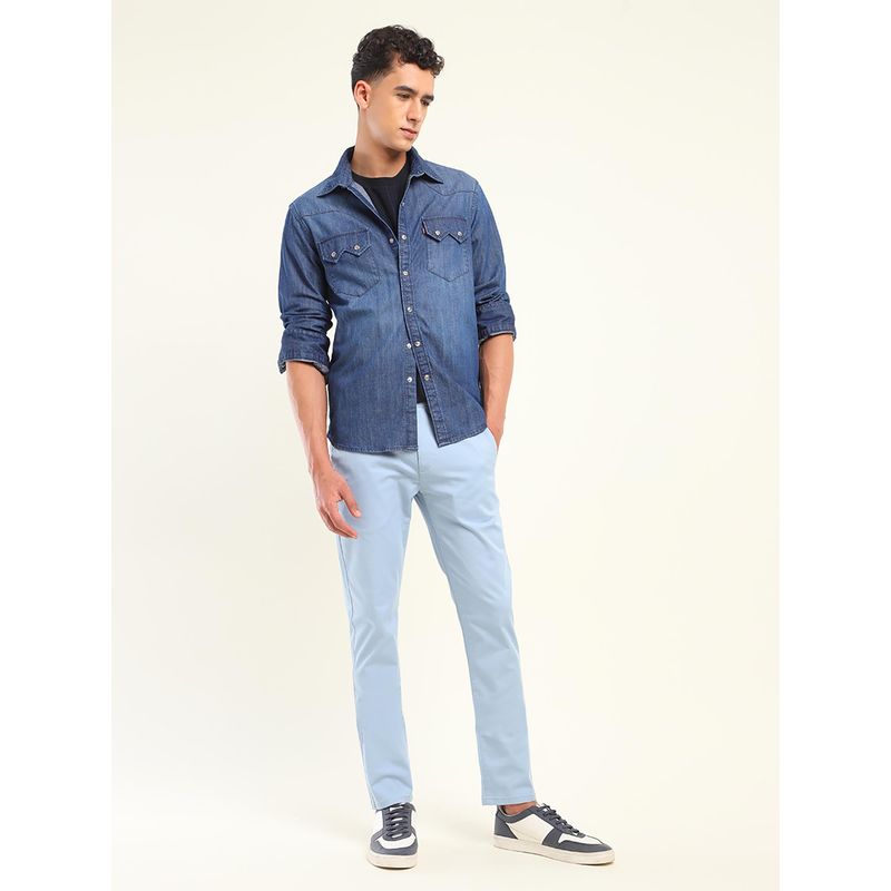 Levi's Mens 511 Slim Fit Blue Chinos (28)