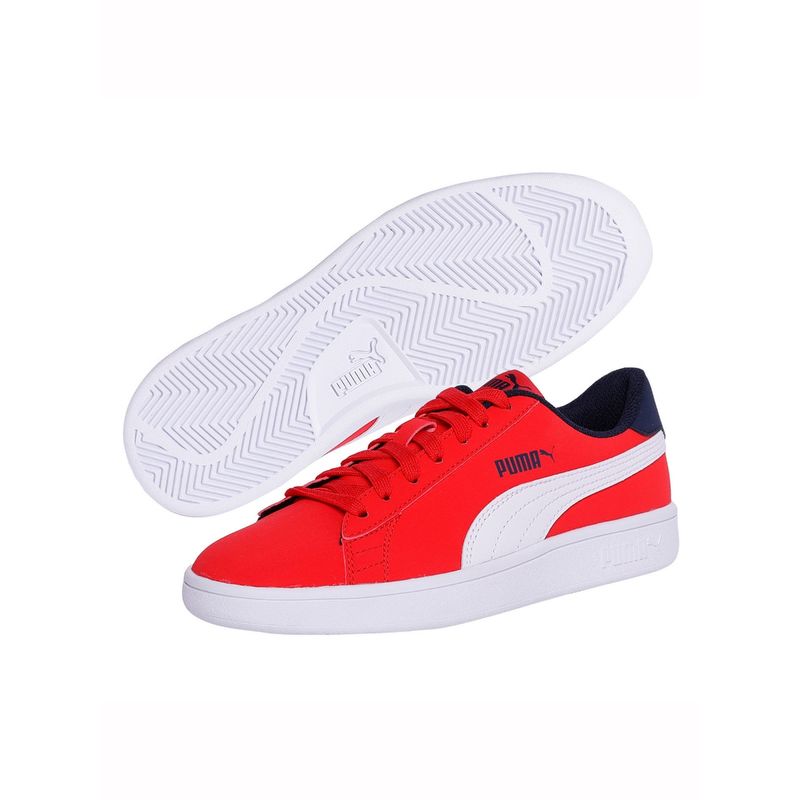 Buy Puma Red Smash v2 Buck Junior Shoes UK 3 Online