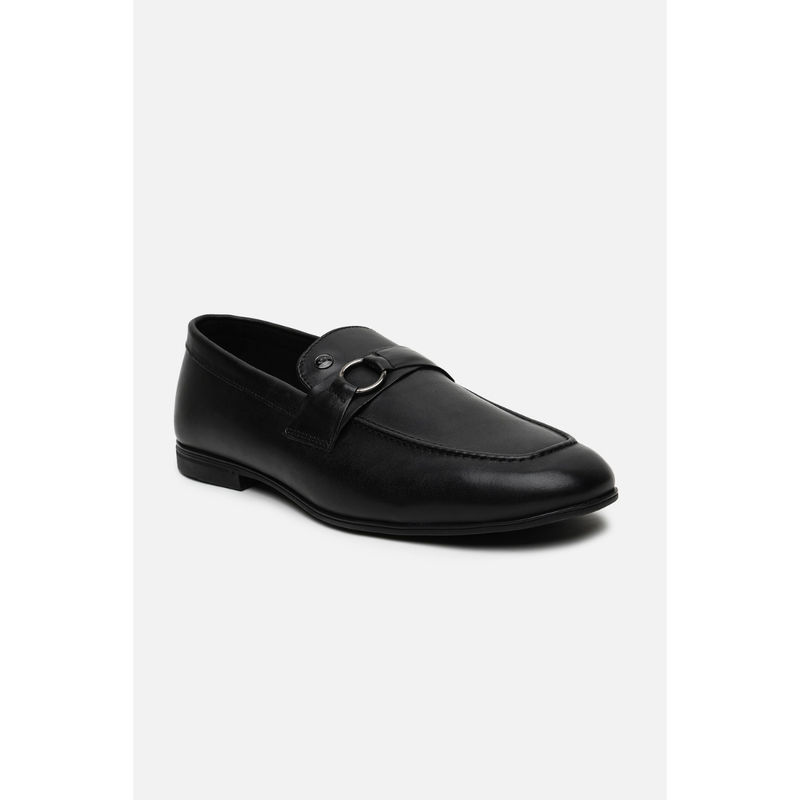 Louis Philippe Men Black Slip-On Loafers (UK 6)
